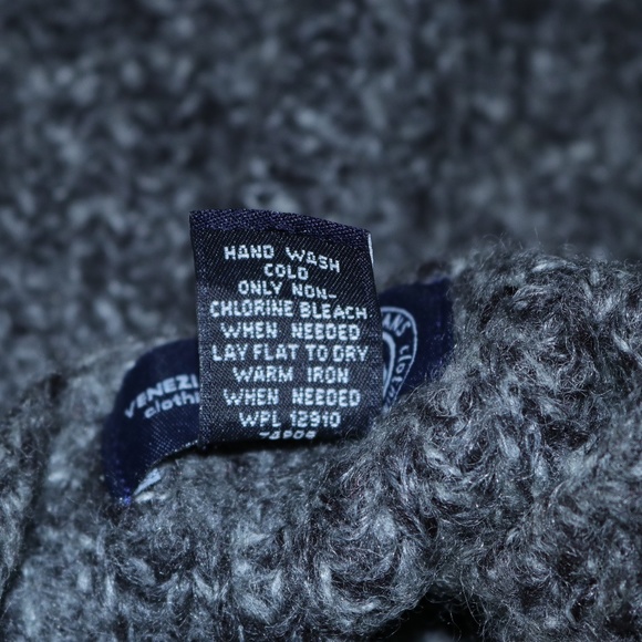 Vintage Venezia BOHO Wool blend Fringed Grey  Sweater SZ 22/24 - Picture 5 of 6